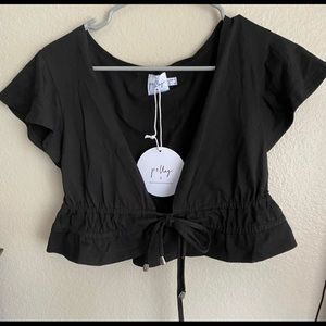 jamison reid princess polly cropped blouse!